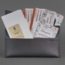 Кожаный тревел кейс 1.0 Графит-4
