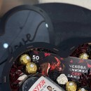 Подарунковий бокс з джином, солодощами та пікантною грою Бажання-2
