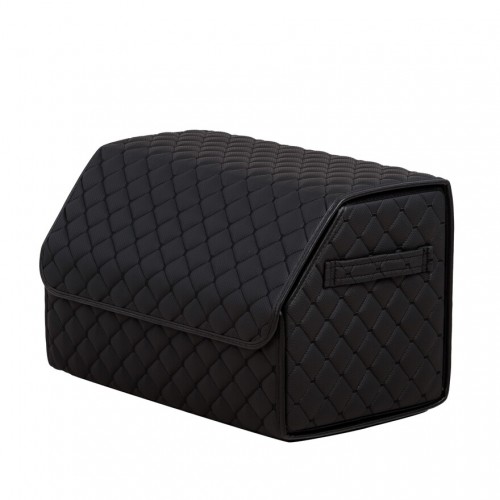 Органайзер саквояж в багажник авто з еко-шкіри Avtocase 50*30*30 Чорний-1