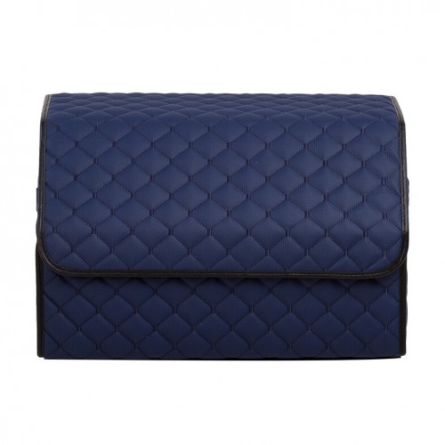 Органайзер саквояж в багажник авто з еко-шкіри Avtocase 50*30*30 Синій-2