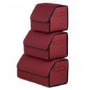 Органайзер-саквояж в багажник автомобіля Avtocase 50*30*30 Бордовий-2