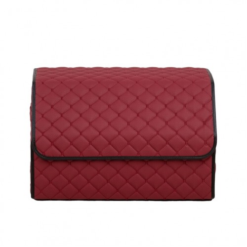 Органайзер саквояж в багажник авто з еко-шкіри Avtocase 50*30*30 Бордовий-3