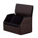 Органайзер-саквояж в багажник автомобіля 50*30*30 Коричневий Avtocase-4