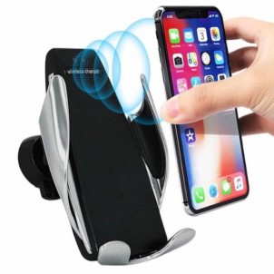 Автомобільний тримач для телефону з бездротовою зарядкою Penguin Smart Sensor S5-1