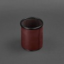 Настольный набор для руководителя из натуральной кожи Бордовый-7