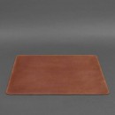 Настольный набор для руководителя из натуральной кожи Коньяк-7