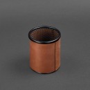 Настольный набор для руководителя из натуральной кожи Коньяк-2