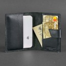 Обложка на паспорт 4.0 из натуральной кожи Графит-3