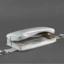 Напоясная кожаная сумка "DropBag" Серая-2