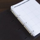Имиджевый планировщик А4 на кольцах BogushBook Бизнес Коричневый-2