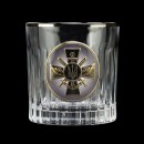 Набір для віскі склянки та графин "Генштаб ЗСУ" Boss Crystal Срібло Золото-4