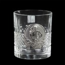 Набір склянок для віскі "Козаки" Boss Crystal 6 штук Кришталь Срібло (Італія)-6