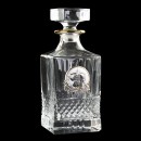 Набір для віскі з графином "Козаки" Boss Crystal Кришталь Платина Золото (Італія)-4