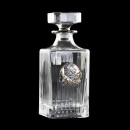 Набір з чарками та графином для горілки "Лев" Boss Crystal Кришталь Платина, Срібло, Золото-5