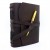 Кожаный блокнот формата A5 Comfy Strap Dark Brown с ручкой