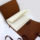 Кожаный блокнот А5 ручной работы Comfy Strap Brown-4