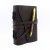 Кожаный блокнот формата B6 Comfy Strap Dark Brown с ручкой