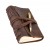 Кожаный блокнот формата B6 Comfy Strap Brown с ручкой