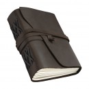 Кожаный блокнот ручной работы Comfy Strap B6 Dark Brown-8