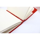 Кожаный блокнот ручной работы Comfy Strap формата A5 Red-3
