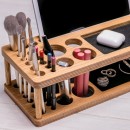 Дерев'яний органайзер для косметики Beauty Station-4