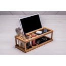 Підставка для косметики Beauty Station з великим дзеркалом-10