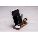Дерев'яна підставка для телефона IPhone та годиника IWatch-5