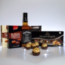 Подарочный набор для мужчины с алкоголем, кофе, орехами и сладостями ChocoNuts Mix-7