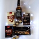 Подарочный набор для мужчины с алкоголем, кофе, орехами и сладостями ChocoNuts Mix-6