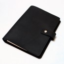 Шкіряний блокнот зі змінним блоком Business Black-9