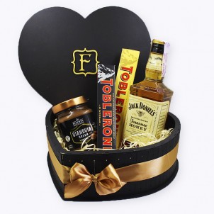 Набір для коханого чоловіка з алкоголем ►Honey Heart-1