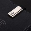 Smart Блокнот з бездротовою зарядкою, флешкою 16 Гб та ручкою в подарунковій коробці Black-7
