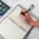 Блокнот з бездротовою зарядкою та ID-замком з відбитком пальця Lockbook Чорний-6