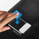 Блокнот з бездротовою зарядкою та ID-замком з відбитком пальця Lockbook Чорний-2