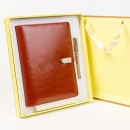 Smart блокнот з бездротовою зарядкою, USB флешкою та ручкою Brown-2
