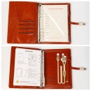 Smart блокнот з бездротовою зарядкою, USB флешкою та ручкою Brown-5