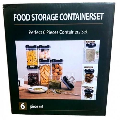 Набір контейнерів Food Storage Container Set 6 предметів в коробці-7