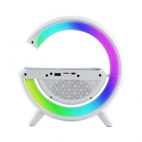 Розумна RGB лампа нічник з Bluetooth колонкою та бездротовою зарядкою BT-3401-3