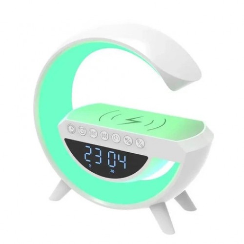 Розумна RGB лампа нічник з Bluetooth колонкою та бездротовою зарядкою BT-3401-4