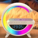 Розумна RGB лампа нічник з Bluetooth колонкою та бездротовою зарядкою BT-3401-5