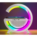 Розумна RGB лампа нічник з Bluetooth колонкою та бездротовою зарядкою BT-3401-9